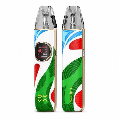 Color clash OXVA NeXLIM 2 pod system from the OXVA NeXLIM series, showing the device in a vibrant multicolor design.
