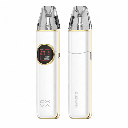 OXVA NeXLIM 2 pod system in pearly white, featuring sleek design and compact form from the OXVA NeXLIM Series.