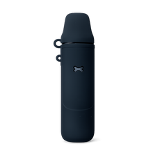 OXVA NeXLIM GO protective silicone cover, front view, designed for OXVA pod kit, in smooth black silicone material.
