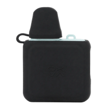 Black silicone cover for OXVA XLIM SQ PRO pod kit, soft protective case with smooth texture and snug fit.