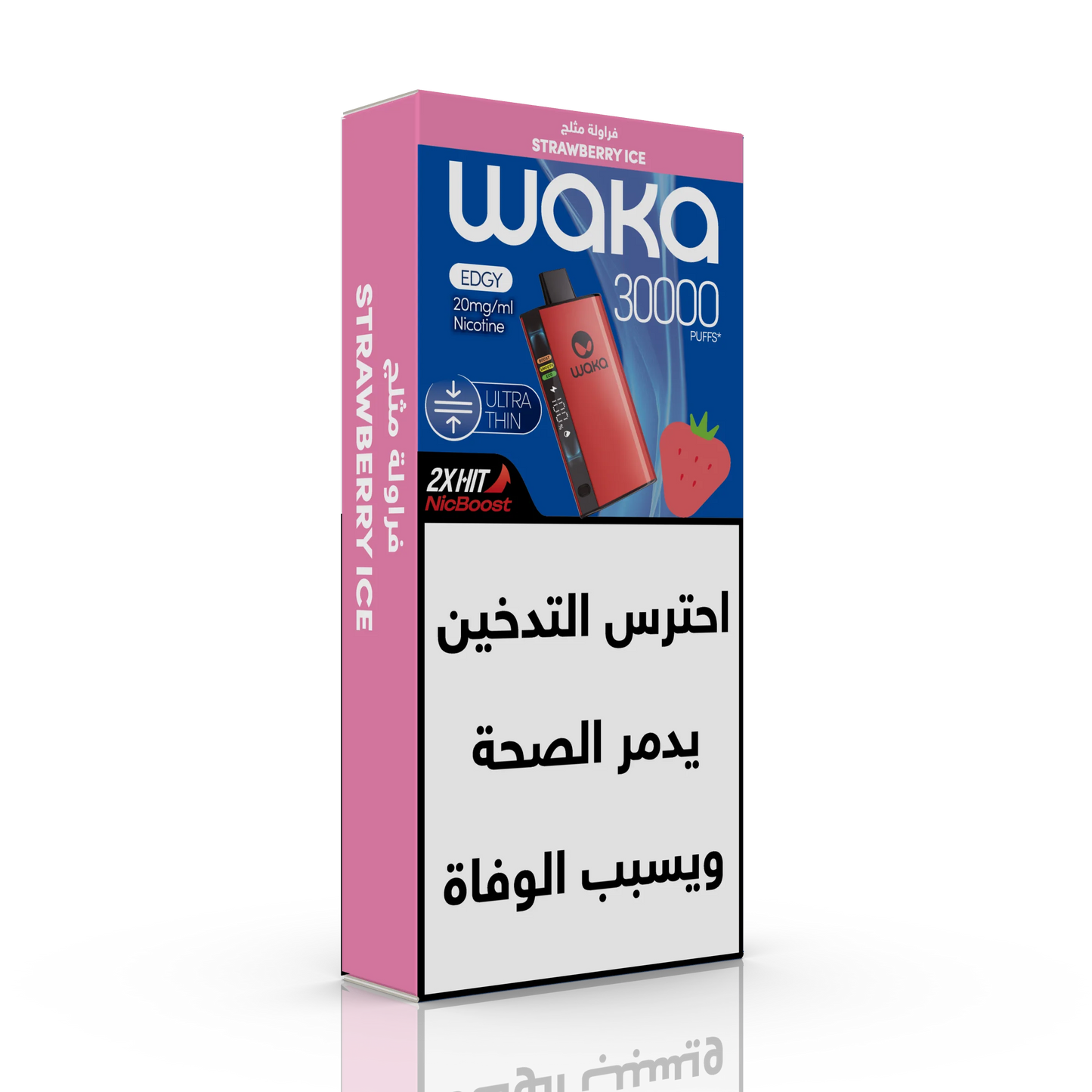 WAKA EDGY ULTRA THIN 30K PUFFS - Strawberry Ice