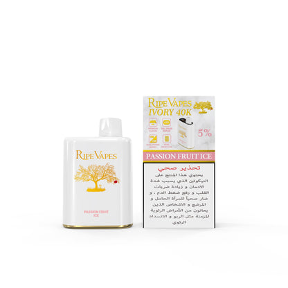 RIPE VAPES Ivory 40K Puffs - Passion Fruit Ice