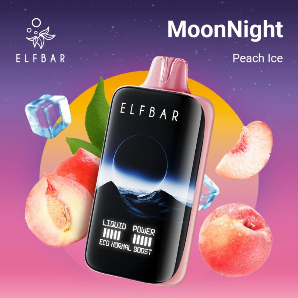 ELFBAR Moon Night 40k Puffs - Peach Ice