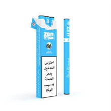ZEN STICK Berry Ice disposable, pack of 3, shown with its carton.