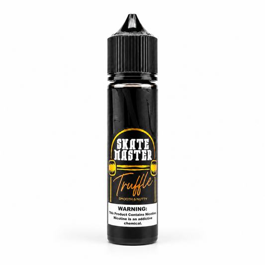RAMP Skate Master Truffle 60ml e-liquid bottle for MTL vaping, featuring a sleek design and clear label on the product.