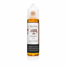 Ripe Vapes Tobacco Cream 60ML e-liquid bottle, MTL vaping flavor with rich tobacco and creamy notes, in a plastic bottle with label.