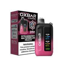 OXBAR Ice-Nic Control 35K Puffs- Strawberry Watermelon Peach