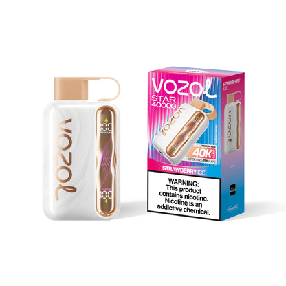 VOZOL Star 40K PUFFS - Strawberry Ice