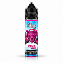 Bottle of THE PANTHER SERIES ICE PINK ICE 60ML e-liquid with pink and clear labeling, designed for vaping.