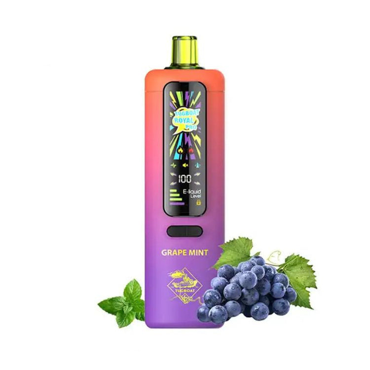 TUGBOAT ROYAL PRO DTL 40K PUFFS - GRAPE MINT