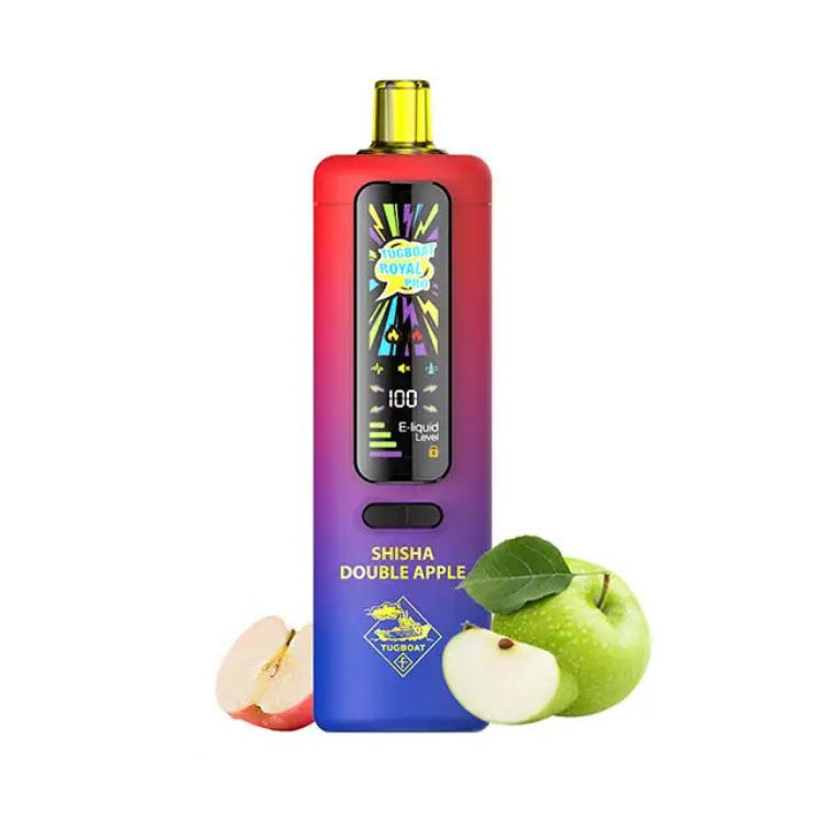 TUGBOAT ROYAL PRO DTL 40K PUFFS - SHISHA DOUBLE APPLE