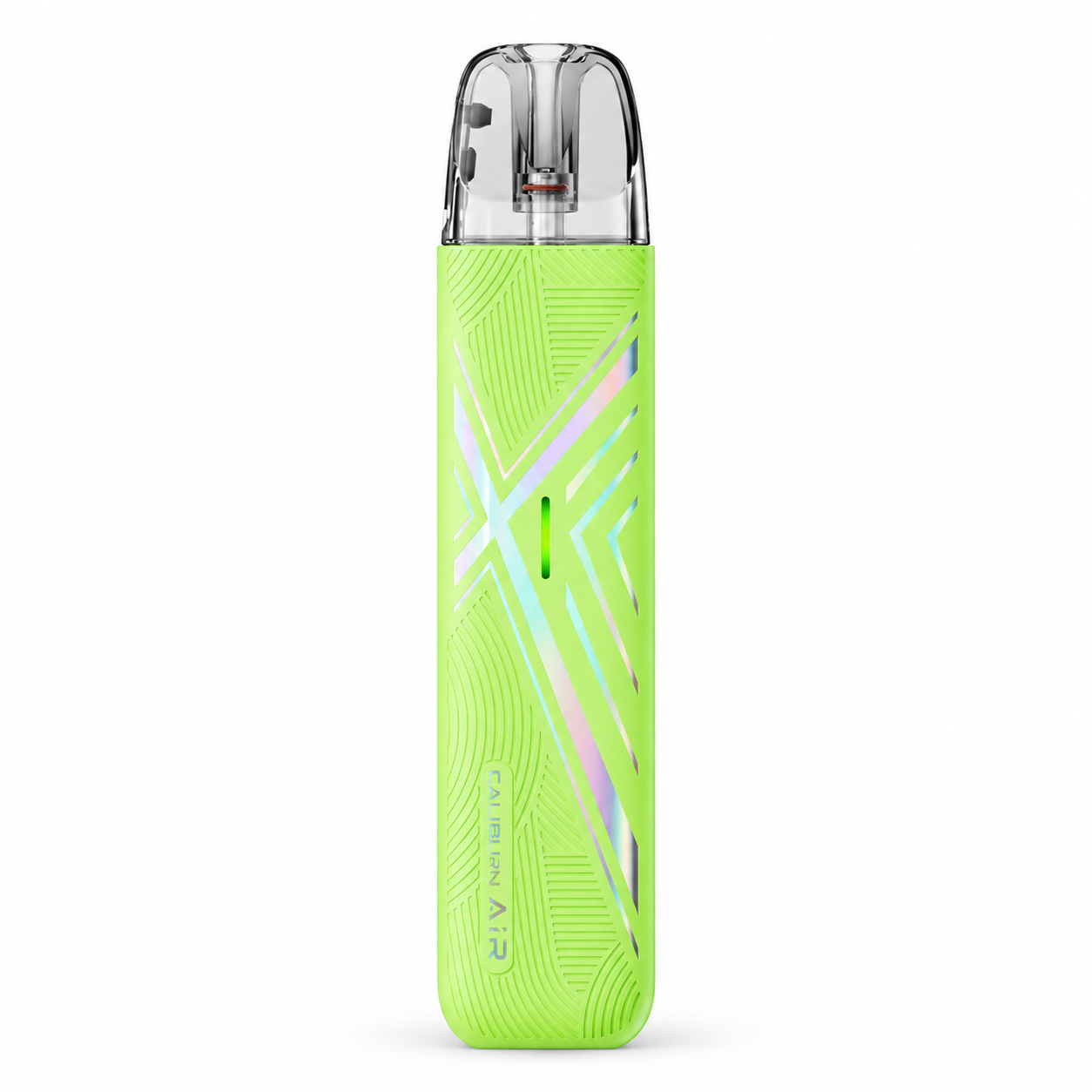 UWELL CALIBURN AIR pod system in grass green color, featuring sleek design and compact size for easy vaping on the go.