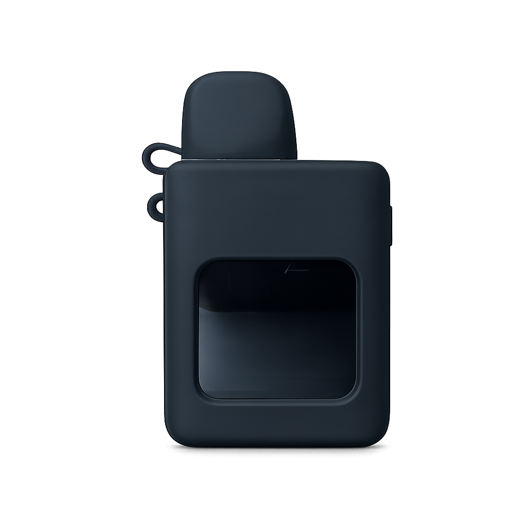 UWELL Caliburn G3 Pro Koko silicone cover showing front view with smooth, flexible silicone material for pod kit protection.