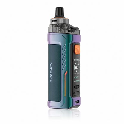 VAPORESSO ARMOUR G Pod Mod System showing sleek design and compact size from the VAPORESSO ARMOUR SERIES.