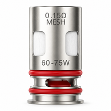 VAPORESSO GTX Mesh replacement coil for vaping devices, featuring a 0.15 ohm resistance and compatible with GTX series vape tanks.