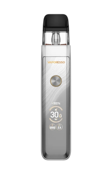 VAPORESSO XROS PRO 2 pod system vape in glittering silver, featuring sleek design and compact size from the VAPORESSO XROS series.