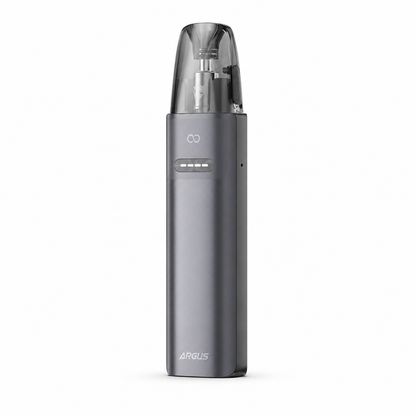 VOOPOO ARGUS G4 MINI pod system vape device with tarnished metallic finish, compact and portable design.