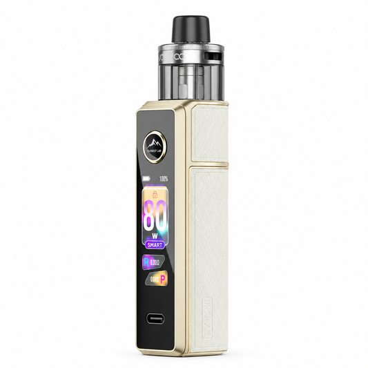 VOOPOO Drag X3 pod mod system in champagne gold, featuring sleek design and compact size from the VOOPOO Drag series.