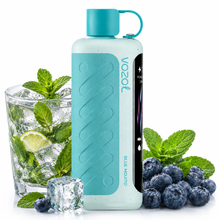 VOZOL GEAR HOOKAH disposable vape with blue mojito flavor, 40,000 puffs, sleek design, and colorful packaging.
