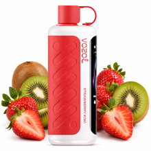 VOZOL GEAR HOOKAH disposable vape with strawberry kiwi flavor, 40,000 puffs, sleek design, and colorful branding.