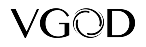 VGOD logo in black on a white background