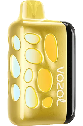 VOZOL RAVE 40K disposable vape in Strawberry Mango flavor, featuring a sleek design with bright fruit-themed graphics.
