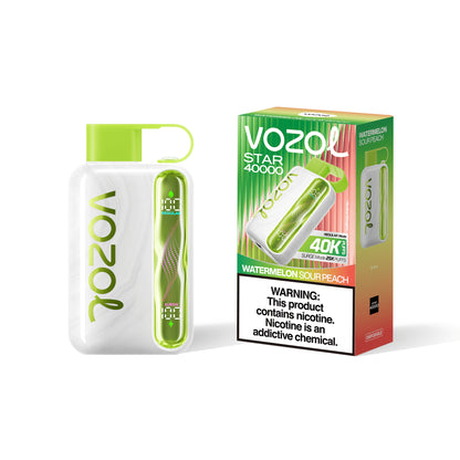 VOZOL Star 40K PUFFS - Watermelon Sour Peach