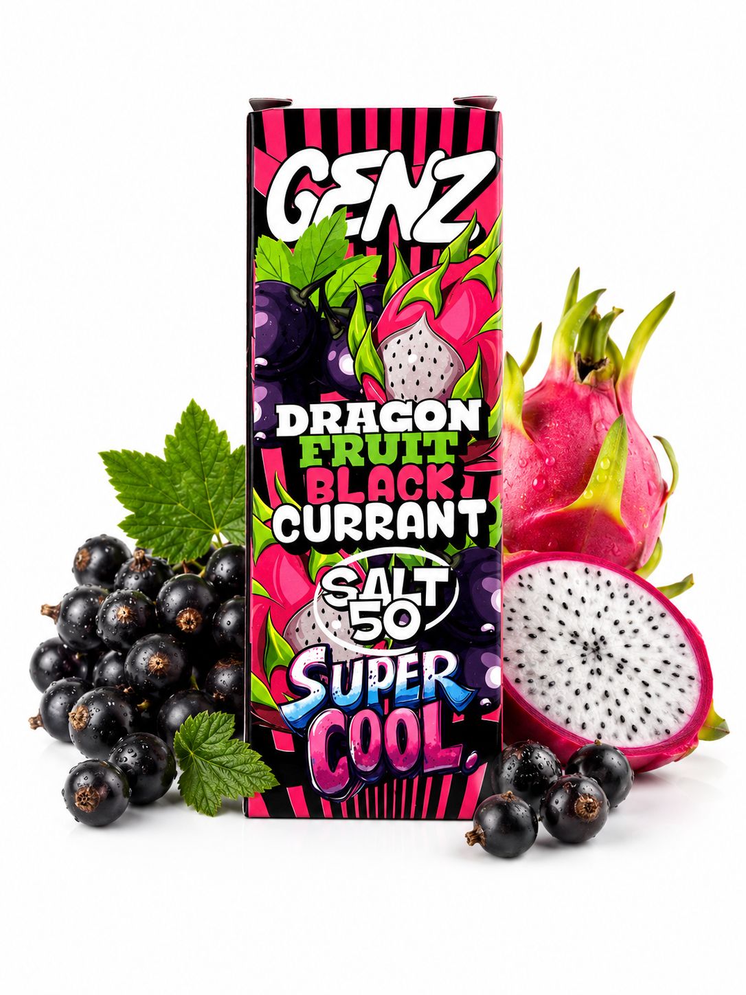 GENZ DRAGON FRUIT BLACK CURRANT 30ML - 50 SALT