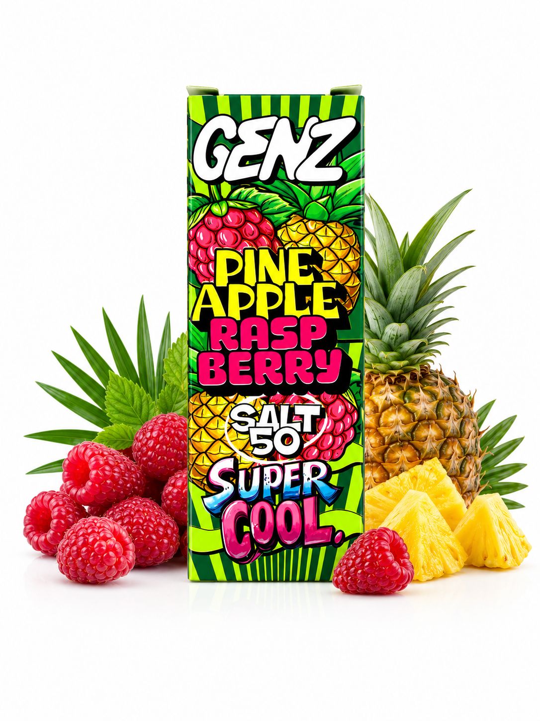 GENZ PINEAPPLE RASPBERRY 30ML - 50 SALT