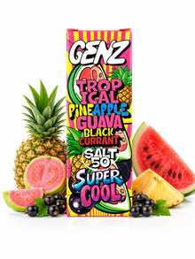 GENZ TROPICAL PINEAPPLE GUAVA BLACKCURRANT 30ML - 50 SALT