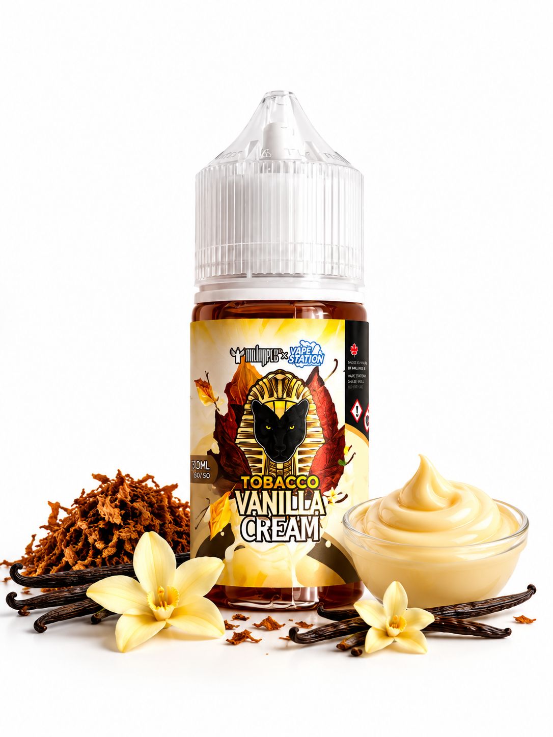 VAPE STATION x DR.VAPES TOBACCO VANILLA CREAM - SALT