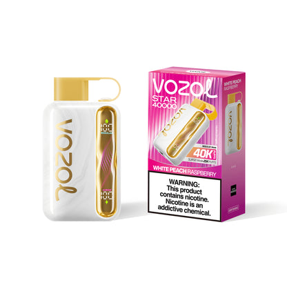 VOZOL Star 40K PUFFS - White Peach Raspberry