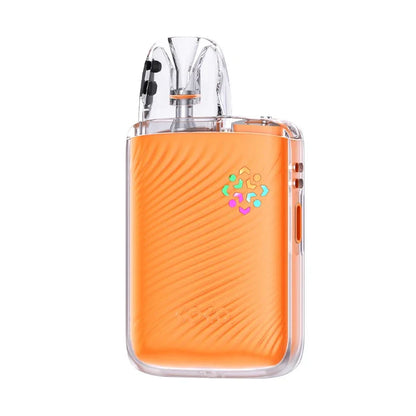 UWELL CALIBURN G5 Lite KOKO pod system with orange body, compact design, and mouthpiece for vaping.