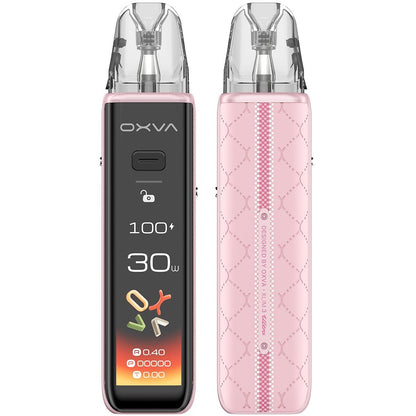 OXVA Cherry Pink vape device on a white background