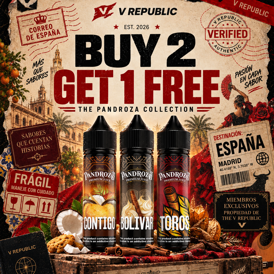 PANDROZA 30ML MTL OFFER (Buy 2, Get 1 Free) LE 260