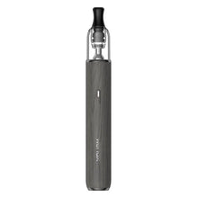 Geekvape Wenax M2 pod system in iron silver, showing the compact vape device with sleek design and branding.