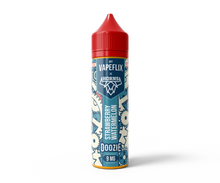 HORNS DOOZIE Strawberry Watermelon e-liquid bundle pack, 60ml, 9mg nicotine, featuring fresh strawberry and watermelon flavor.