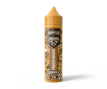 HORNS SunWill Frozen Mango e-liquid bundle pack, 60ml bottle, 9mg nicotine, tropical mango flavor, vape juice.