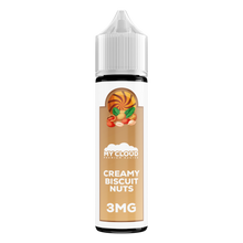 MY CLOUD Creamy Biscuit Nuts e-liquid bottle, 60ml, flavor profile with creamy biscuit and nut notes, 0mg nicotine.
