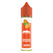 Bottle of MY CLOUD Orange Mango E-Liquid 60ml with vibrant orange and mango flavor label, showing the product packaging.