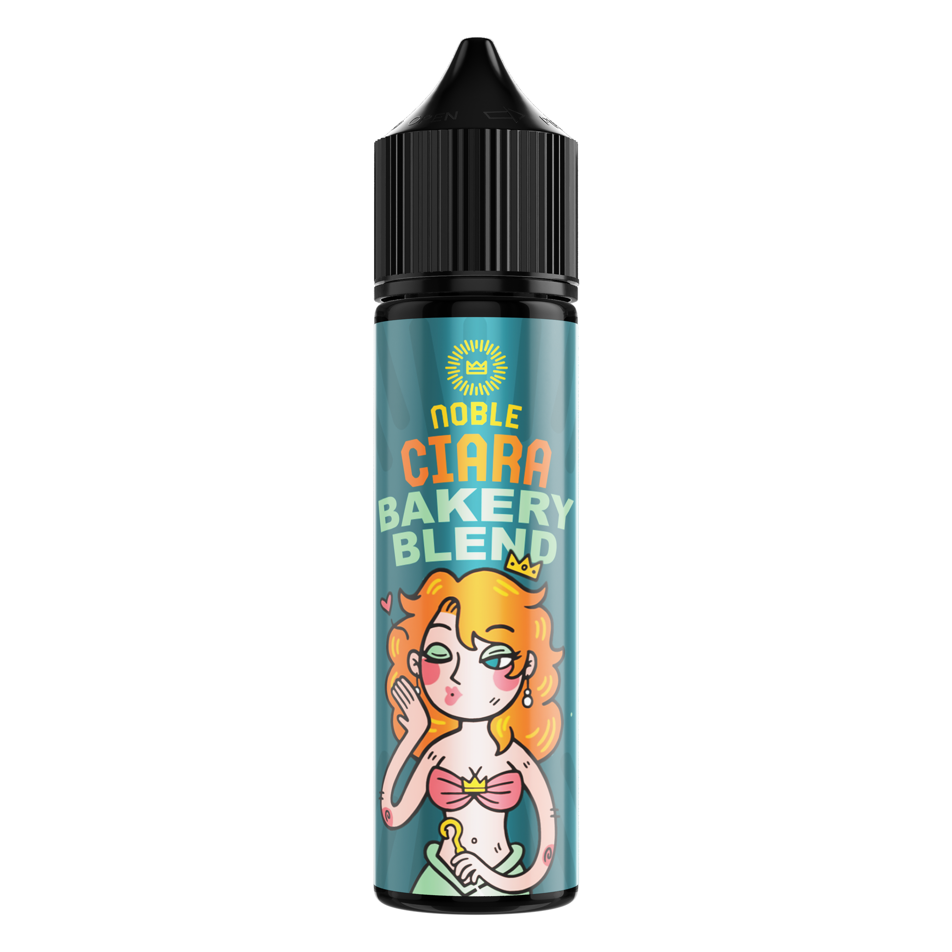 NOBLE CIARA Bakery Blend MTL e-liquid bottle with 60ml size and 6mg nicotine, featuring a sleek design.