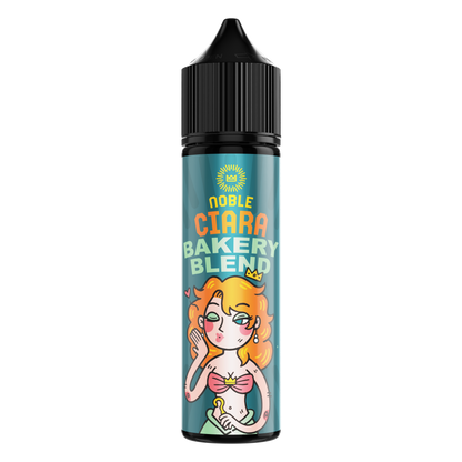 NOBLE CIARA Bakery Blend MTL e-liquid bottle with 60ml size and 6mg nicotine, featuring a sleek design.