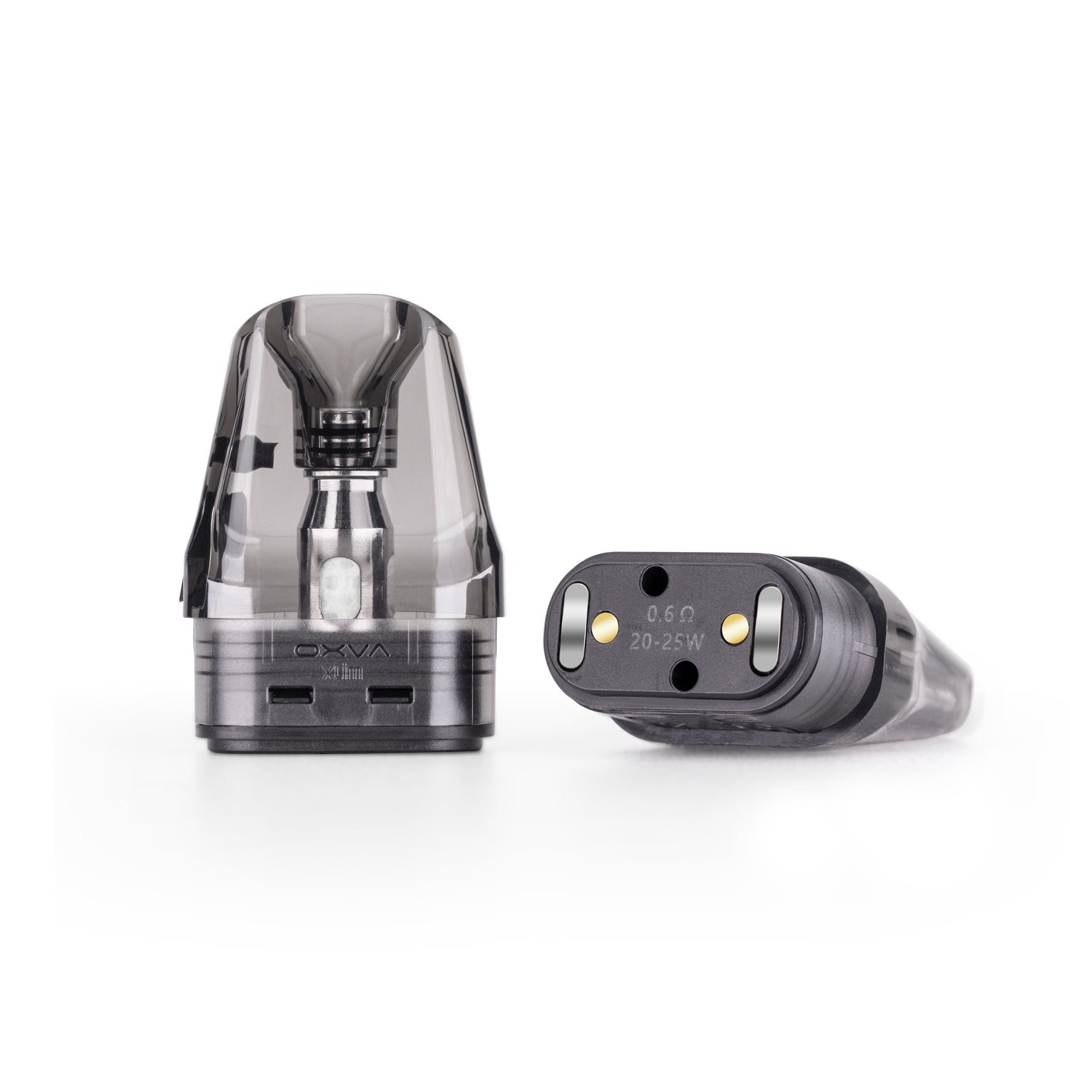 OXVA XLIM refillable cartridge with 2ml capacity, top-fill design, suitable for OXVA XLIM vaping device, shown in the image.