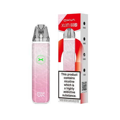 Black OXVA XLIM GO 2 pod system from the OXVA XLIM Series with sleek design and compact form factor.