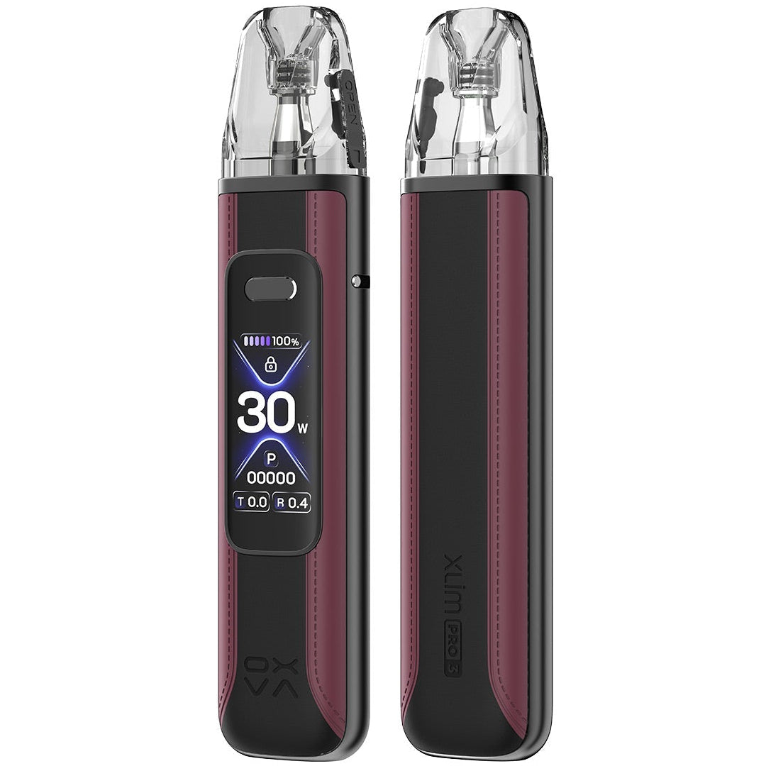 OXVA XLIM PRO 3 pod system from the OXVA XLIM SERIES with carbon finish, compact vaping device with sleek design