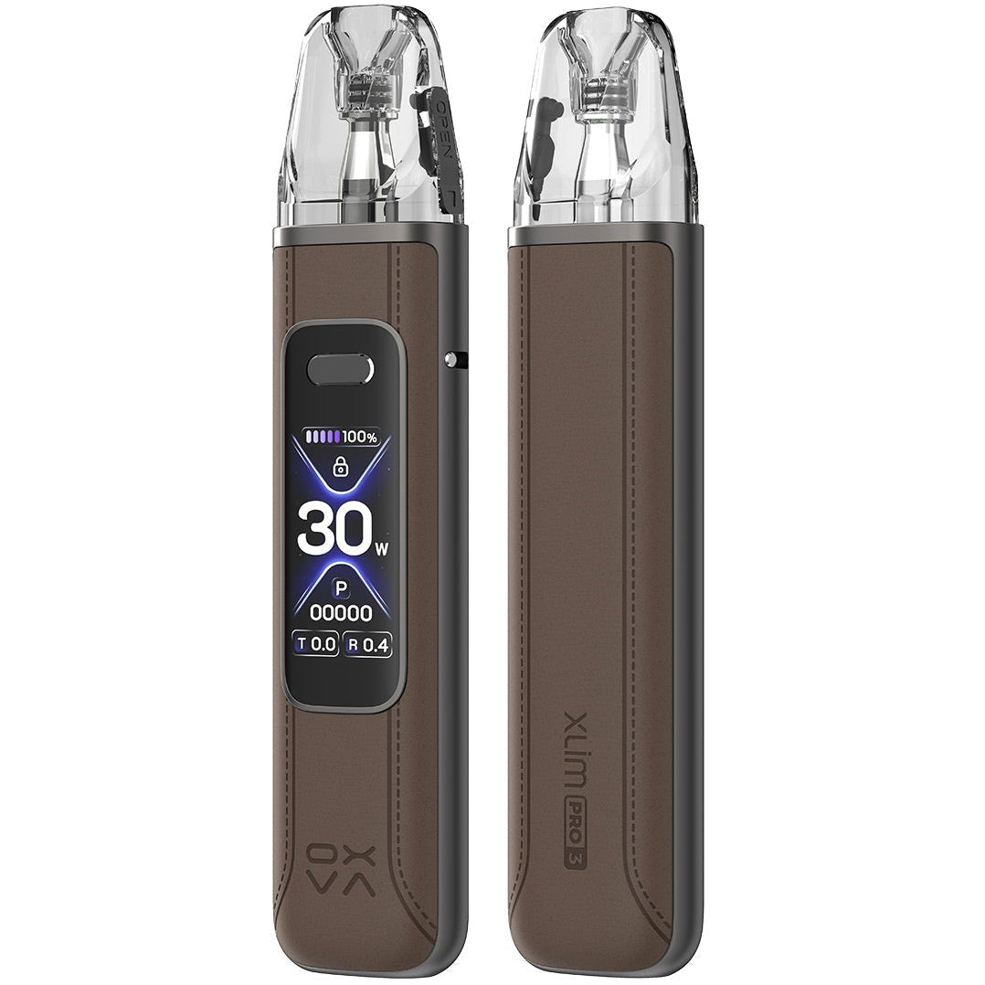 OXVA XLIM PRO 3 pod system from the OXVA XLIM SERIES with carbon finish, compact design, and sleek appearance.