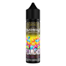 Pandroza Flamenco E-Liquid in 60ml bottle with 3mg nicotine, featuring vibrant flamenco-inspired packaging and design.