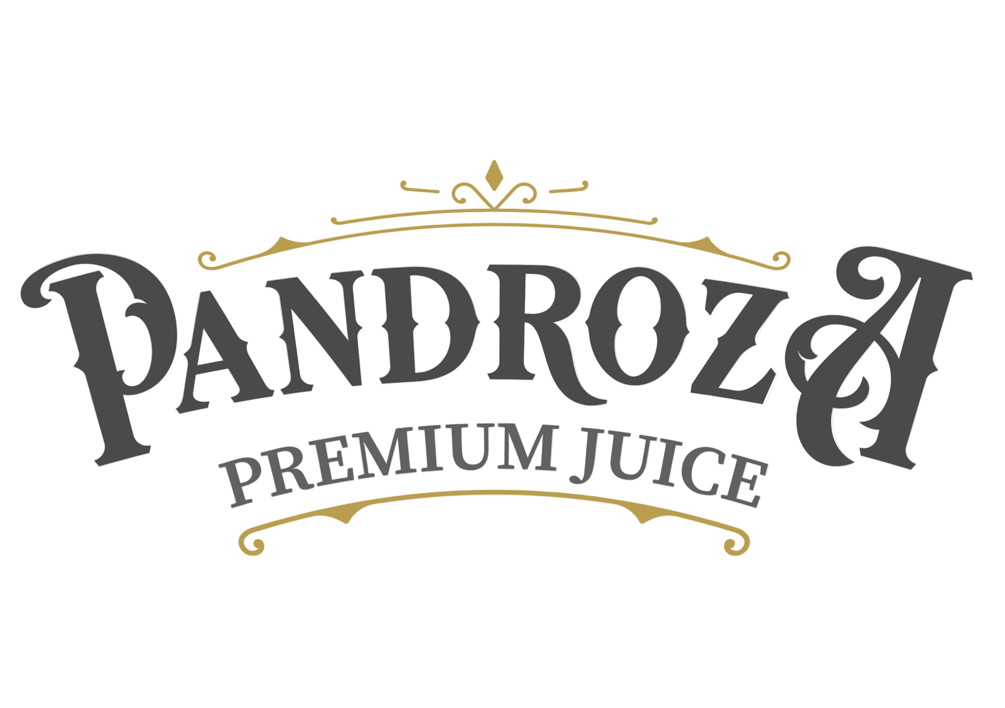 Pandroza Premium Juice logo on a white background