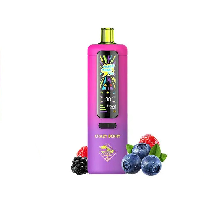 TUGBOAT ROYAL PRO DTL 40K PUFFS - CRAZY BERRY