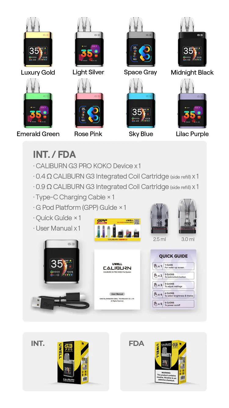 CALIBURN G3 PRO KOKO│ First-Ever Full-Screen KOKO